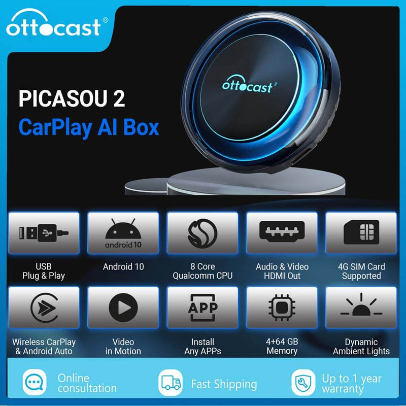 PICASOU CarPlay AI Box